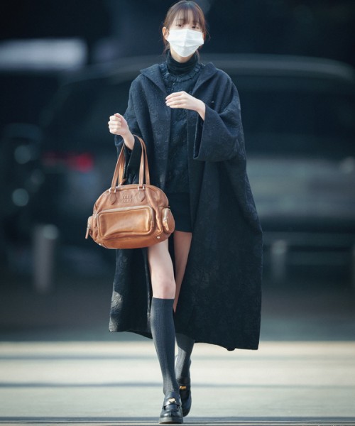 장원영 지퍼 토트백  5BB159