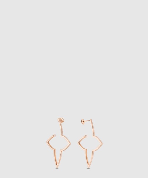 옹브레 블라썸 XL 후프 귀걸이 Q06969
