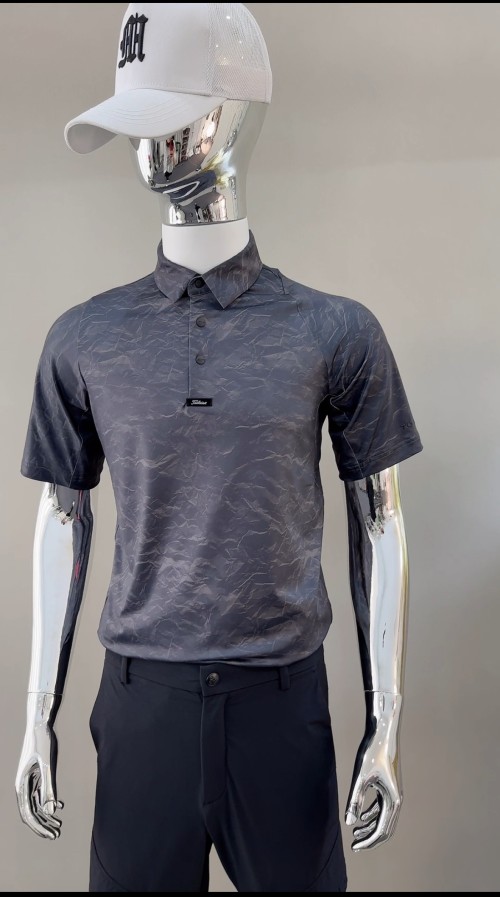 Titleist 타이틀리스트 남성 골프 폴로 티셔츠 6908 블랙