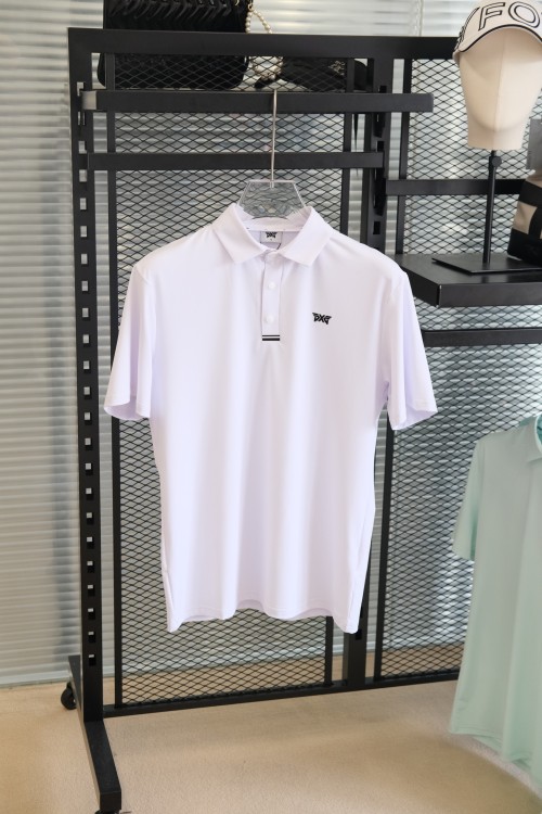 PXG 피엑스지 25 남성용 반팔 봄, 여름용 라펠 폴로셔츠 GT25-025 화이트